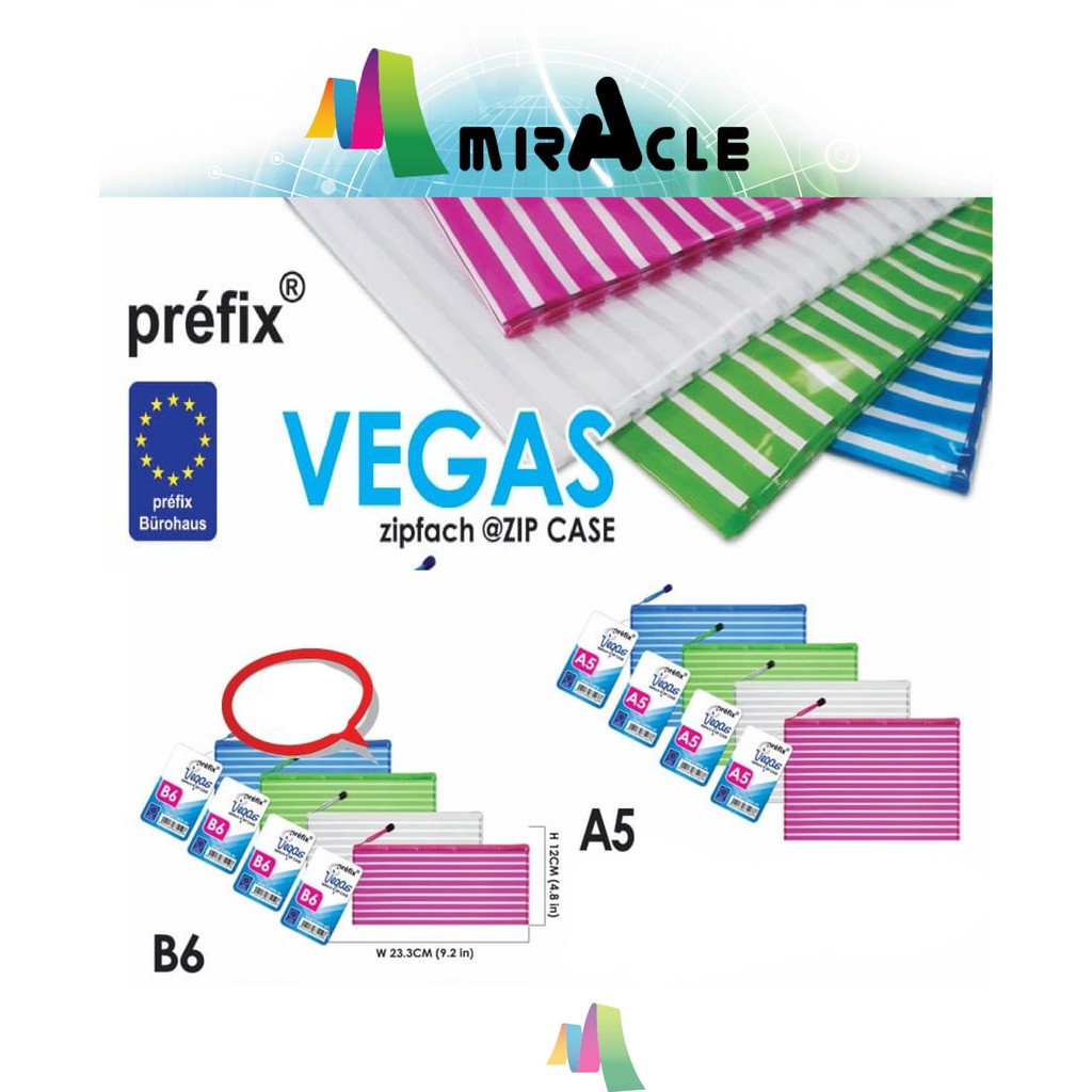 VEGAS Clear Transparent Design File Paper Holder Zip Bag Case (Size : B6,A5)