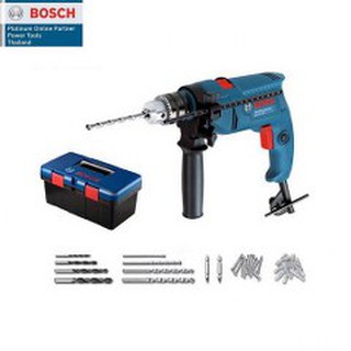 BOSCH ชุดสว่านกระแทก 13 มม. รุ่น GSB 550 Fisherman Box Set