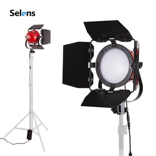 selens ไฟสตูดิโอ 65 w 5500 k 104 led สีแดงหรี่แสงได้พร้อมขาตั้ง