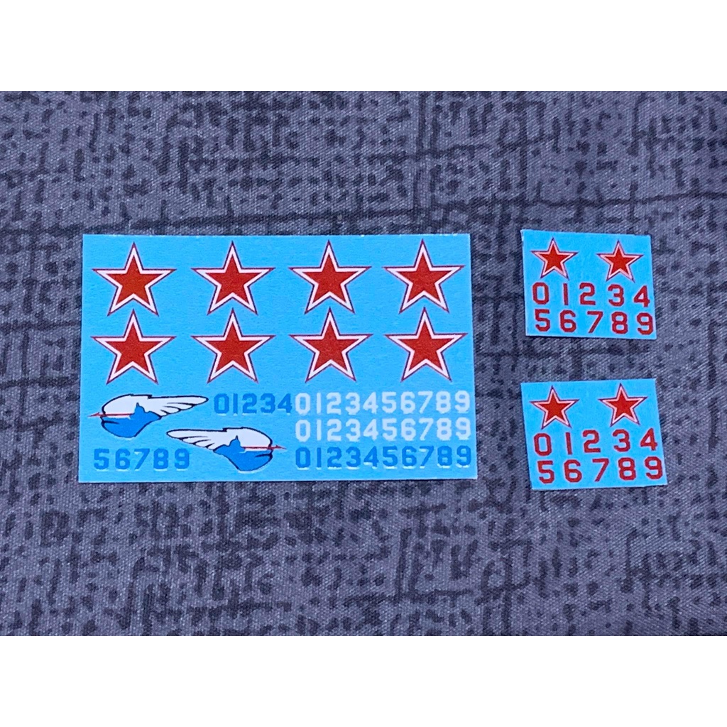 รูปลอกน้ำ VEHA DECAL สเกล 1/72 ดาวรัสเซีย