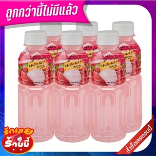 คูลโคโค่ น้ำลิ้นจี่ 10% ผสมวุ้นมะพร้าว 170 มล. x 6 ขวด Kool Koko 10% Lychee Juice with Coconut Jelly 170 ml x 6 Bottles