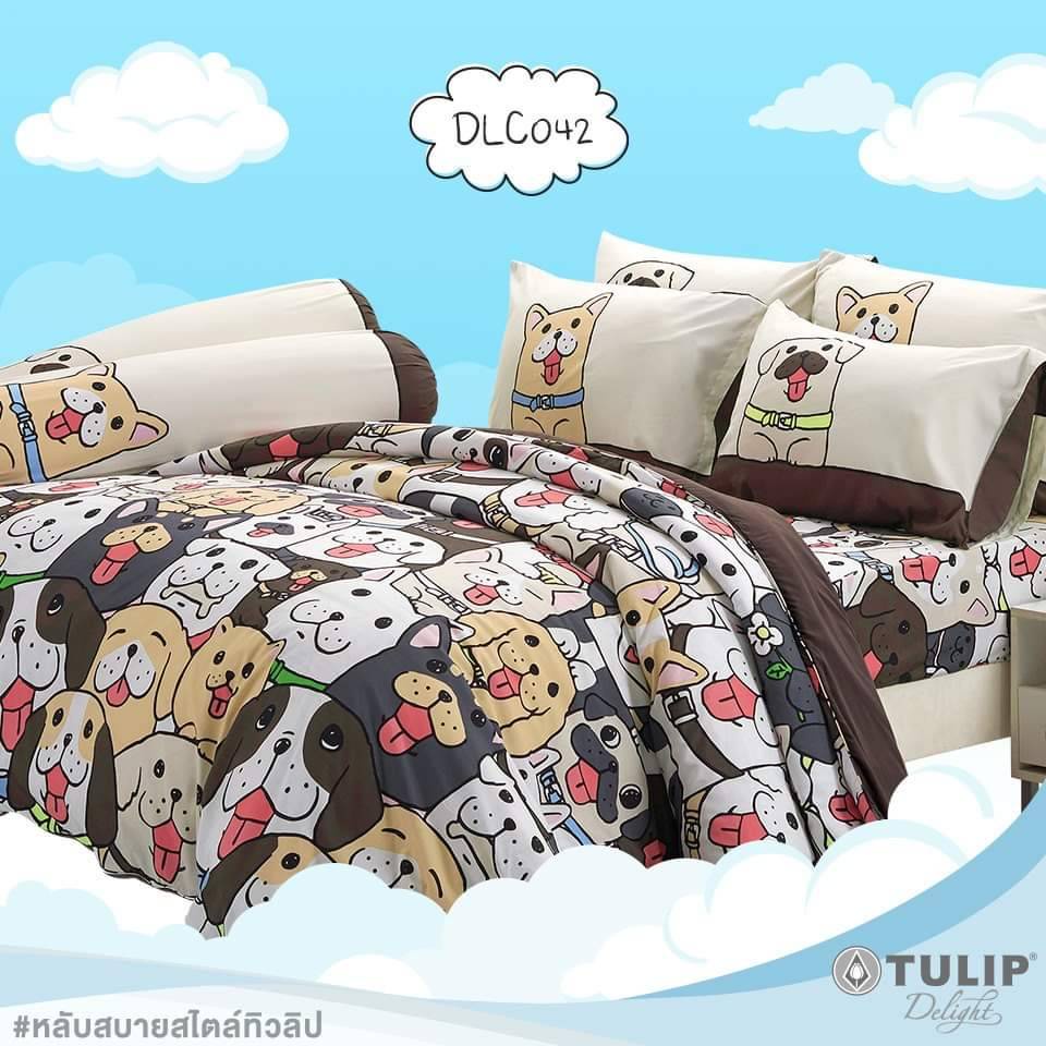 ชุดผ้าปูที่นอน+ผ้านวม หมาจ๋า 🔥ลิขสิทธิ์แท้ Tulip🔥หมาจ๋า ลายหมา ผ้าปูที่นอนทิวลิป ผ้าปูหมาจ๋า ผ้าปูtu