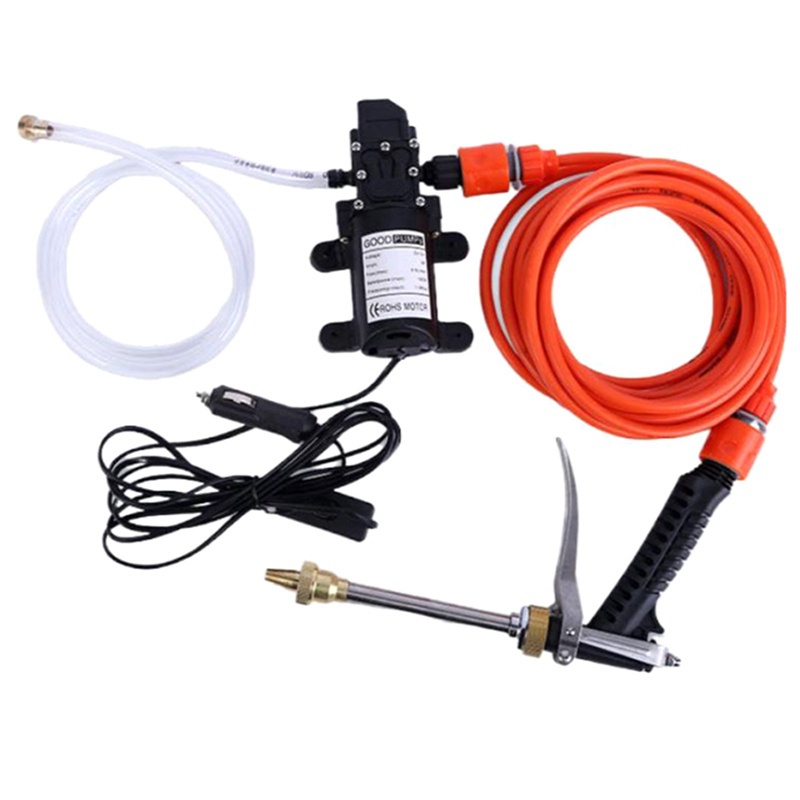 12 V Portable 130 Ps Car Wash Pump, High Pressure Car Cleaning Wash ...