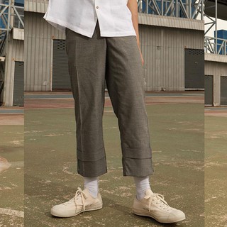 Lp.023 กางเกงขายาวผู้ชาย Canton Pants สีเทา