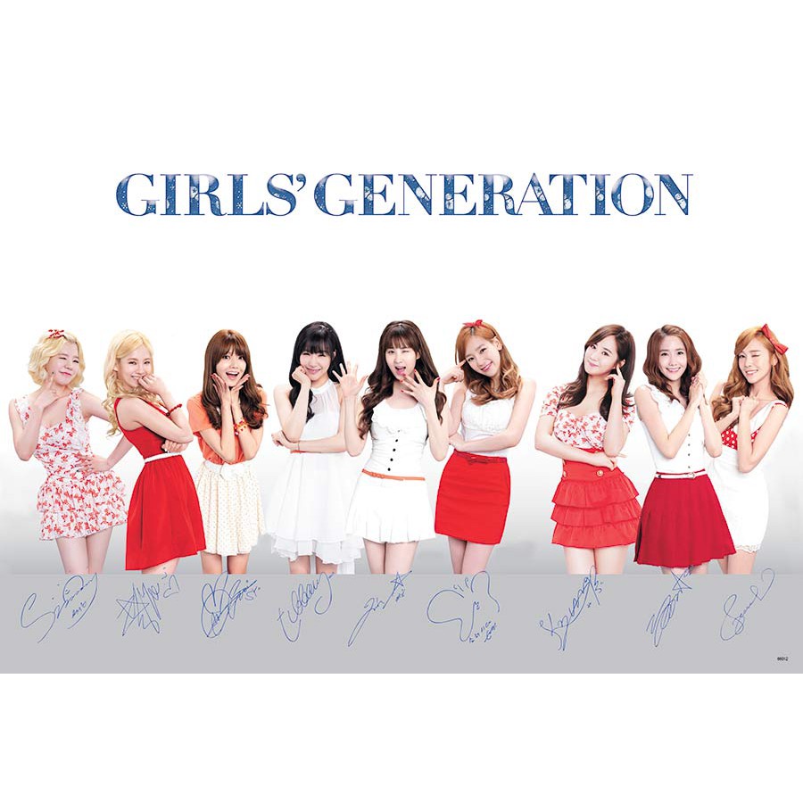 โปสเตอร์ศิลปิน K-POP GIRL'S GENERATION
