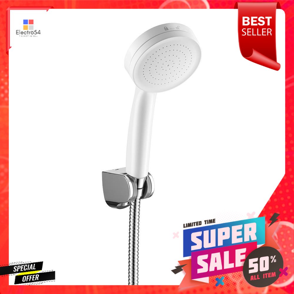 ชุดฝักบัวสายอ่อน 1 ระดับ COTTO รุ่น ZH020WH(HM) สีขาวHAND SHOWER SET 1 -FUNCTION COTTO ZH020WH(HM) W