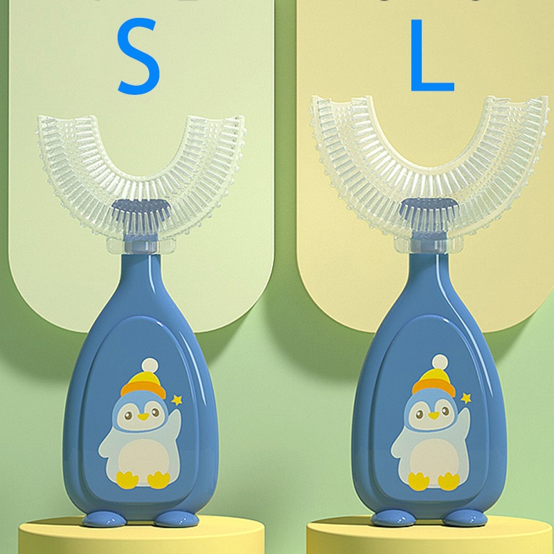 แปรงสีฟันซิลิโคนรูปตัวยูสําหรับเด็ก 2-12 ปี - รูปที่ 5