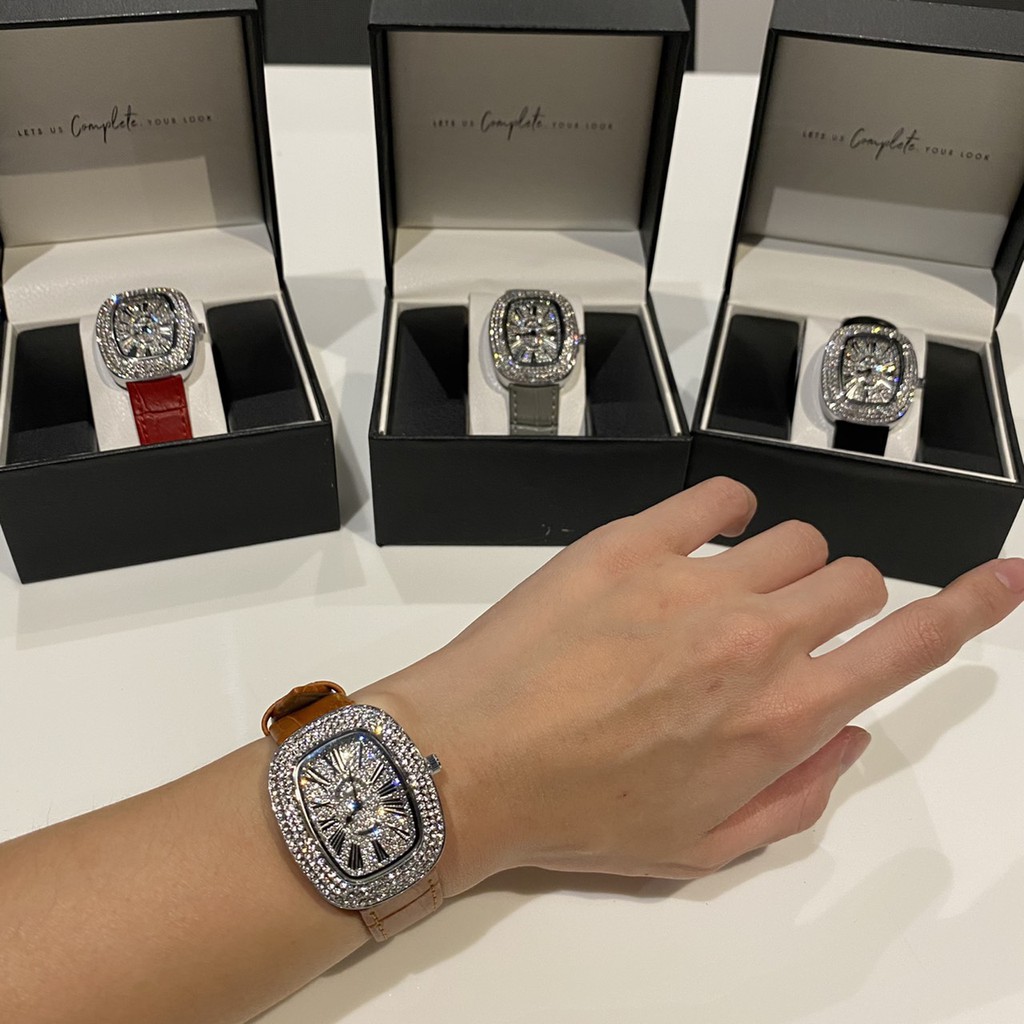 GL Silver hardware นาฬิกา แฟชั่นหรูหรา
