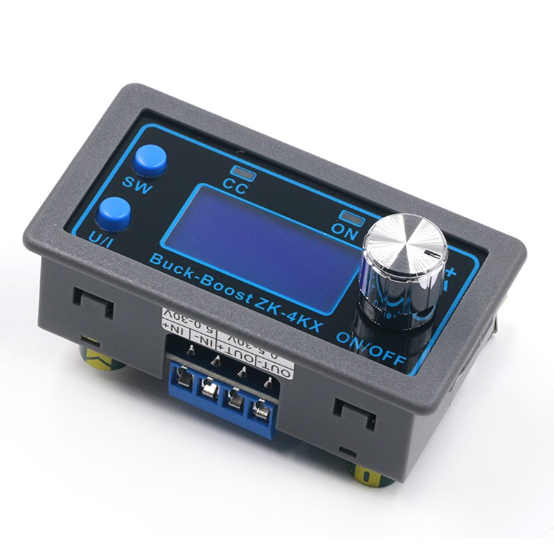 1PCS CC CV 0.5-30V 4A โมดูล ZK-4KX CNC DC Buck Boost Converter ปรับควบคุมแหล่งจ่ายไฟสําหรับแบตเตอรี่