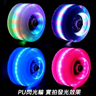 1 pcs 58*32 ล้อสเก็ตบอร์ four-wheel skate skateboard flash wheel PU wheel roller skate light wheel transparent luminous