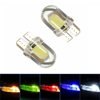 หลอดไฟ T10 194 168 W5W Cob 4 Smd Led 5730 Led 12V สีขาว 1 ชิ้นสําหรับติดด้านข้างรถยนต์