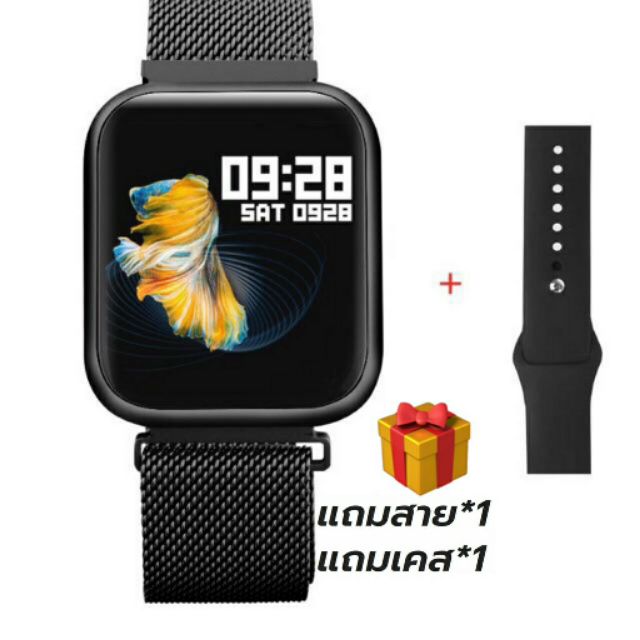 P80 pro smart  watch (สัมผัสหน้จอเต็ม) เปลี่ยนรูปโปรไฟล์ได้/ รองรับภาษาไทย !!!