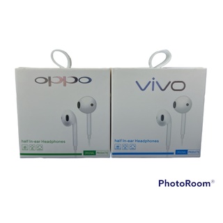 หูฟัง oppo vivo huawei xiaomi ของแท้100% หูฟังเสียงดี หูฟัง small talk earphone หูฟังแท้ ไมโครโฟน งานแท้ รับประกัน3เดือน