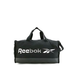 Reebok Te Te S Grip Black/White -100% Original - Duffel Bag - Travel Bag - Tas Gym - Training Essential - Sports - Sports Station --