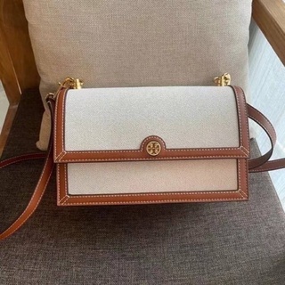 Tory Burch T Monogram Leather Shoulder Bag