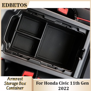 กล่องเก็บของที่พักแขนคอนโซลกลาง อุปกรณ์เสริม สําหรับ Honda Civic 11th Gen 2022 Civic 11th Gen