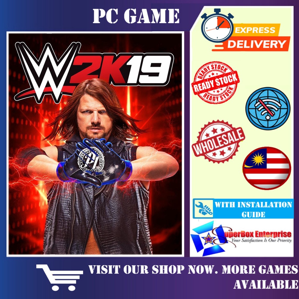 [ Digital / DVD / Pendrive ] WWE 2K19 + DLC – โดย 2K - Full Offline Games [ Best PC / Windows Game ]