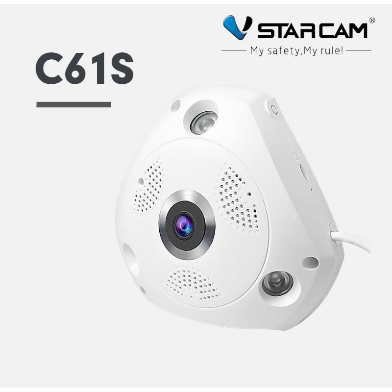 Smart IP Camera (3MP) กล้องวงจรปิดไร้สายVSTARCAM C61S Panoramic