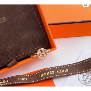 แหวน hermes ฟรีไซส์พร้อมถุงpvc