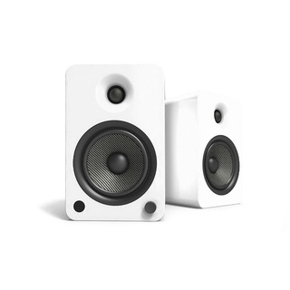 Kanto YU6 Powered Bookshelf Speakers (Gloss White)