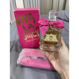 (แถมกระเป๋า) น้ำหอม แท้ JUICY COUTURE - Viva La Juicy EDP 100ml เซ็ตแถมกระเป๋าเครื่องสำอาง