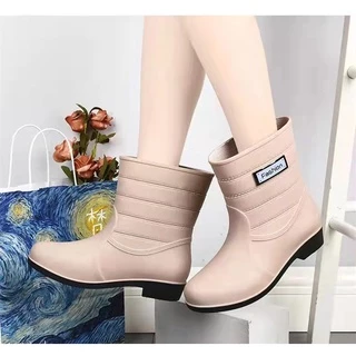 รองเท้าบูทสั้นกันฝน สูง20cm NO.2195