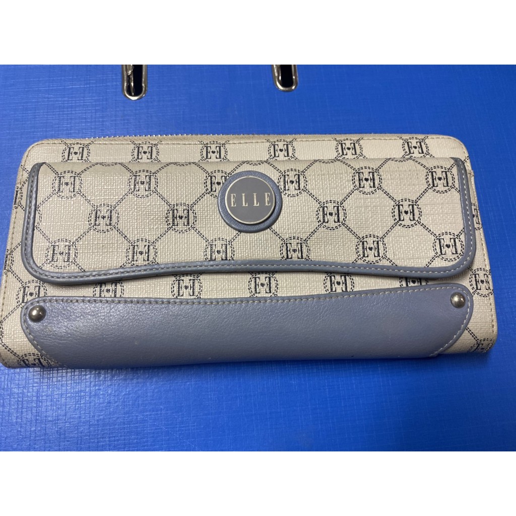 กระเป๋าตังค์ ELLE ของแท้ มือสองสภาพ 95% ภาพจริง