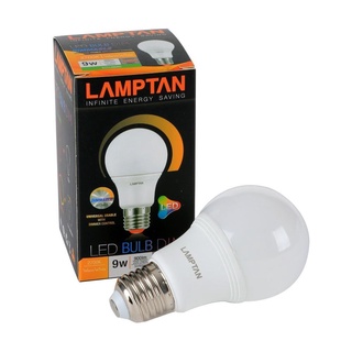 หลอดไฟ LED LAMPTAN BULB DIM 9 วัตต์ E27 WARMWHITE