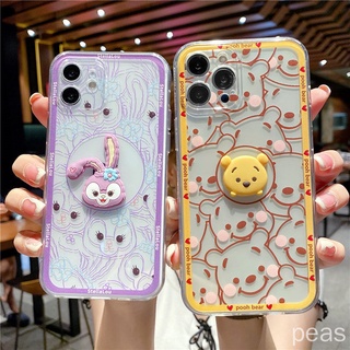 เปลือกการ์ตูน OPPO Reno5 Reno4 Reno6 Reno 3 3Pro 4 4Pro 4Z 5 5Pro 6 6Pro plus 6Pro+ เคสโทรศัพท์ Soft TPU Case เคสป้องกัน Rubiks Cube Cartoon Cute Bunny Stitch Pooh Strawberry Bear เคสซิลิโคน เปลือกใส