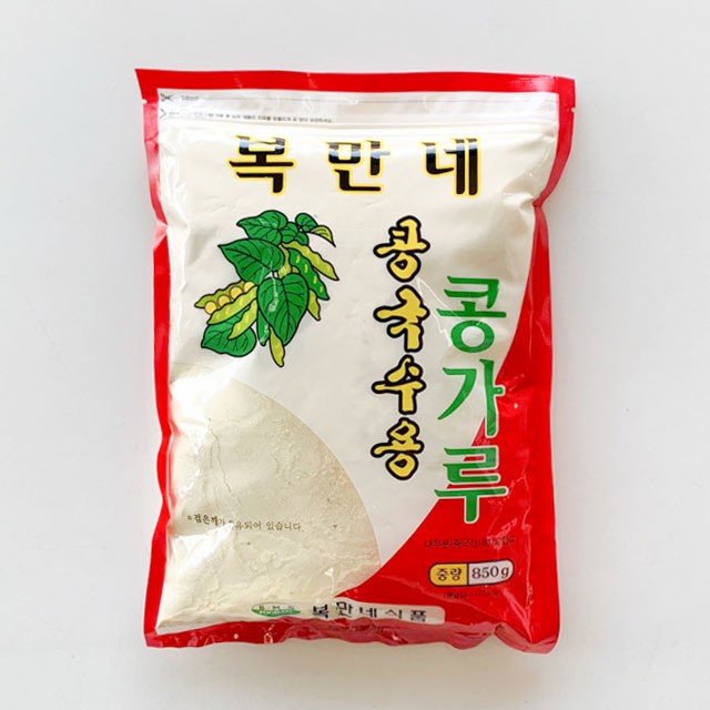 พร้อมส่ง 콩국수용 콩가루 ผงถั่วเหลืองสำเร็จรูป สำหรับทำน้ำซุปบะหมี่เย็น(คัลกุกซู) Soybean Powder for kongguksu 850g.