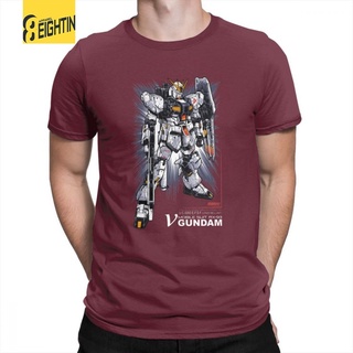 Lint9 [พร้อมส่ง] เสื้อยืดแขนสั้น พิมพ์ลายการ์ตูนกันดั้ม Mazinger Z Nu Gundam Maroon พลัสไซซ์ ของขวัญวันเกิด สไตล์ญี่ปุ่น