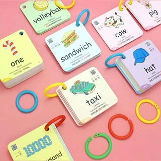 600 คํา 20 หมวดหมู่ การเรียนรู้ การ์ด รูปสัตว์ ของขวัญสี การ์ดแฟลช เพื่อการศึกษาจีน สําหรับเด็ก