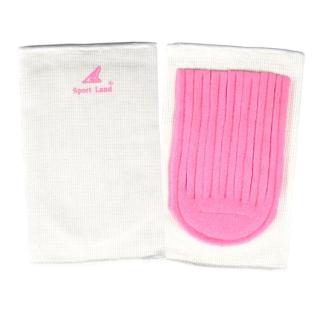 SPORTLAND สนับเข่า มีลูกฟูก Knee Pad w/cushion 4022 - White/Pink 1  คู่PORTLAND สนับเข่า มีลูกฟูก Knee Pad w/cushion 402