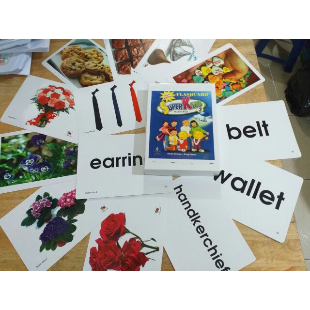 บัตรคําศัพท์ Super Kids 2