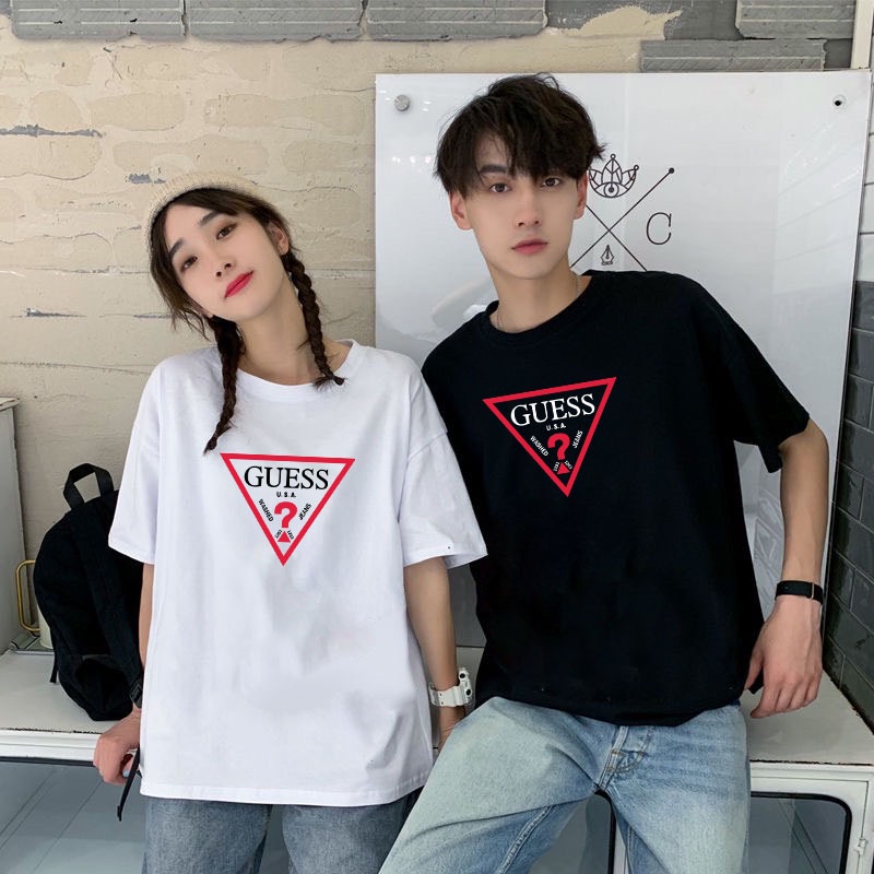 เสื้อทีเชิร์ตเสื้อยืดคอกลมแฟชั่นSportขาว-ดำ พร้อมส่ง T-105