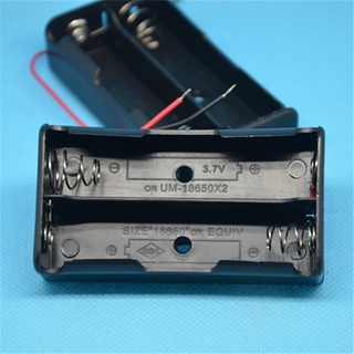 รางแบตเตอรี่ 18650 แบบ 2 ก้อน จ่ายไฟ 7.4V ใช้ร่วมกับวงจรป้องกันได้