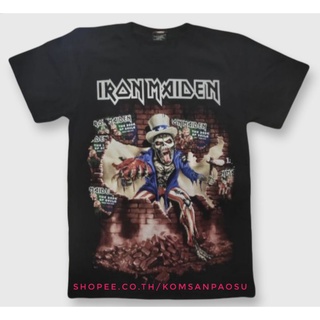 เสื้อวงร็อค ironmaiden the book