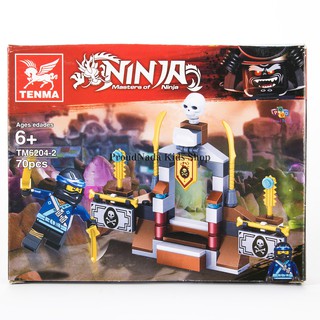 ProudNada Toys ตัวต่อเลโก้นินจา TENMA NINJA Masters of Ninja 70 PCS TM6204-2