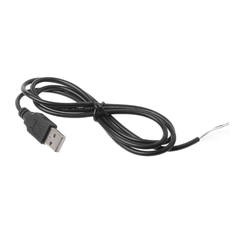 สายเคเบิ้ลCre 5 V Usb 2 . 0 Male Jack 2 Pin 2 สายไฟเชื่อมต่อสายเคเบิ้ล Diy 1 Wire