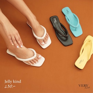 Verykind &lt;Jelly kind&gt; รองเท้าแตะผู้หญิงราคาถูก รองเท้าเกาหลี รองเท้าแตะแฟชั่น พร้อมส่ง