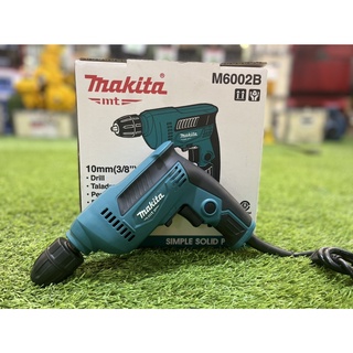 [Mega Sale] MAKITA MT สว่านปรับรอบ ซ้าย-ขวา 10mm.(3/8") 450 w. Keyless [M6002B] 🔥พร้อมส่ง🔥