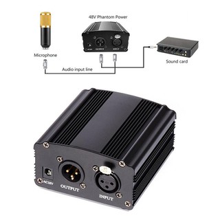 48v Phantom Power Supply สำหรับไมโครโฟน