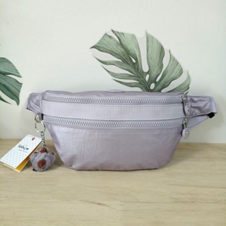 Kipling YASEMINA Fanny pack  กระเป๋าคาดอกหรือคาดเอว สีม่วง