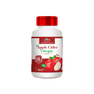 APPLE CIDER VINEGAR ผลิตภัณฑ์เสริมอาหารแอปเปิ้ล ไซเดอร์ วีเนการ์ บรรจุแคปซูล 500 mg. ตราวิษามิน (จำนวน 1 ขวด 30 แคปซูล)