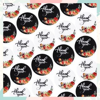 พร้อมส่ง!! Sticker Thank​You​ (สติ๊กเกอร์​ขอบคุณ)​ จำนวน​ 50​ ดวง