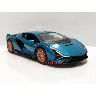 รถโมเดลเหล็ก Lamborghini Sian FKP 37  Scale 1/40