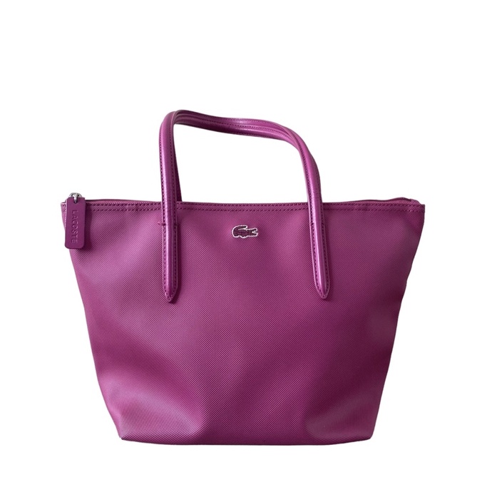กระเป๋า Lacoste แท้ สีชมพู *มือ 2* สภาพ 80%