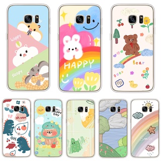 เคส Samsung galaxy s5 s7 s7 edge s8 s8 plus ซิลิโคนใส เคสนิ่ม