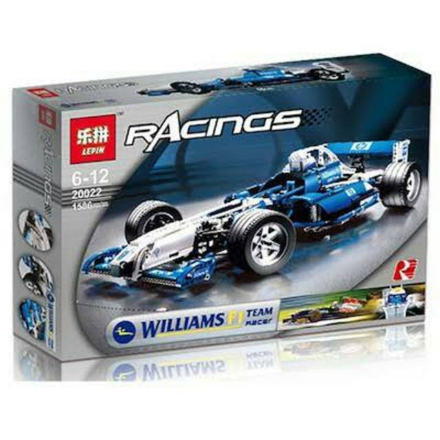 ตัวต่อ lego lepin รถ F1 สีฟ้า คันใหญ่มาก !!! หายาก