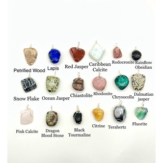 100% Natural GemStone Handmade Pendant / Rare Gemstone Wirewrapped Necklace Jewelry pendants Available with free chain.